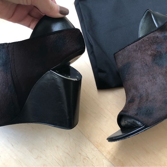 Alexander Wang Alla Leopard Wedge 36 - Picture 8 of 8